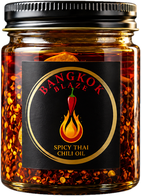 Bangkok Blaze — Spicy Thai Chili Oil, 4oz jar